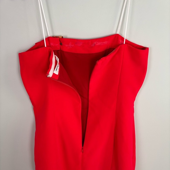 Amanda Uprichard x REVOLVE Edison Mini Dress in Crimson Size L - Picture 6 of 12